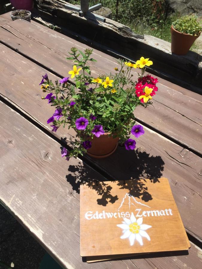 Edelweiss Mountain Guest House - 1 Hour Hike Up From Zermatt Station - On Hiking Trail - No Transport المظهر الخارجي الصورة